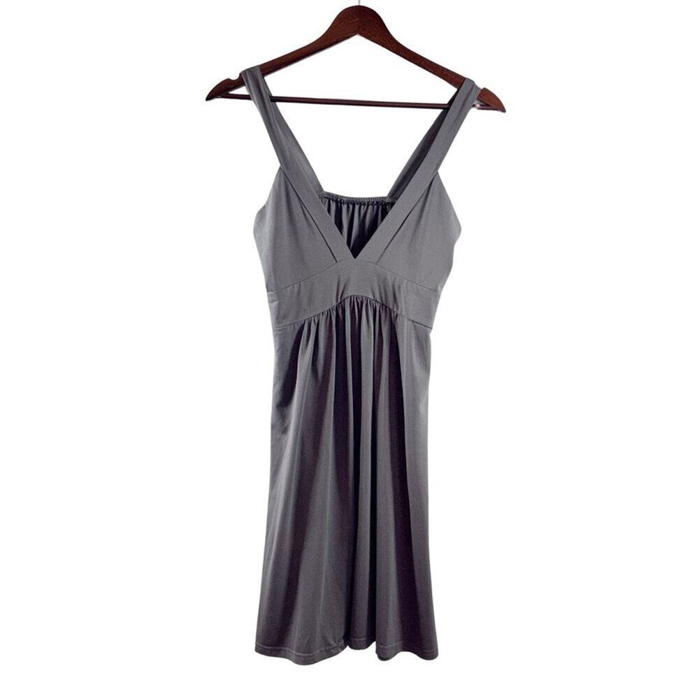 Vintage Y2K Women's Sleeveless Green Dress Slinky Size‎ Small Medium